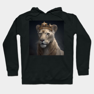 Queen Lioness with Tiara Hoodie